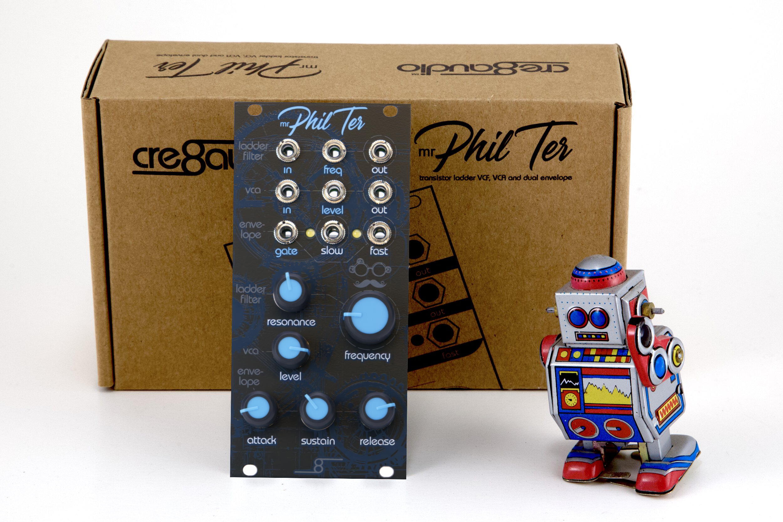 Mr. Phil Ter - VCA, envelope generator, and transistor ladder